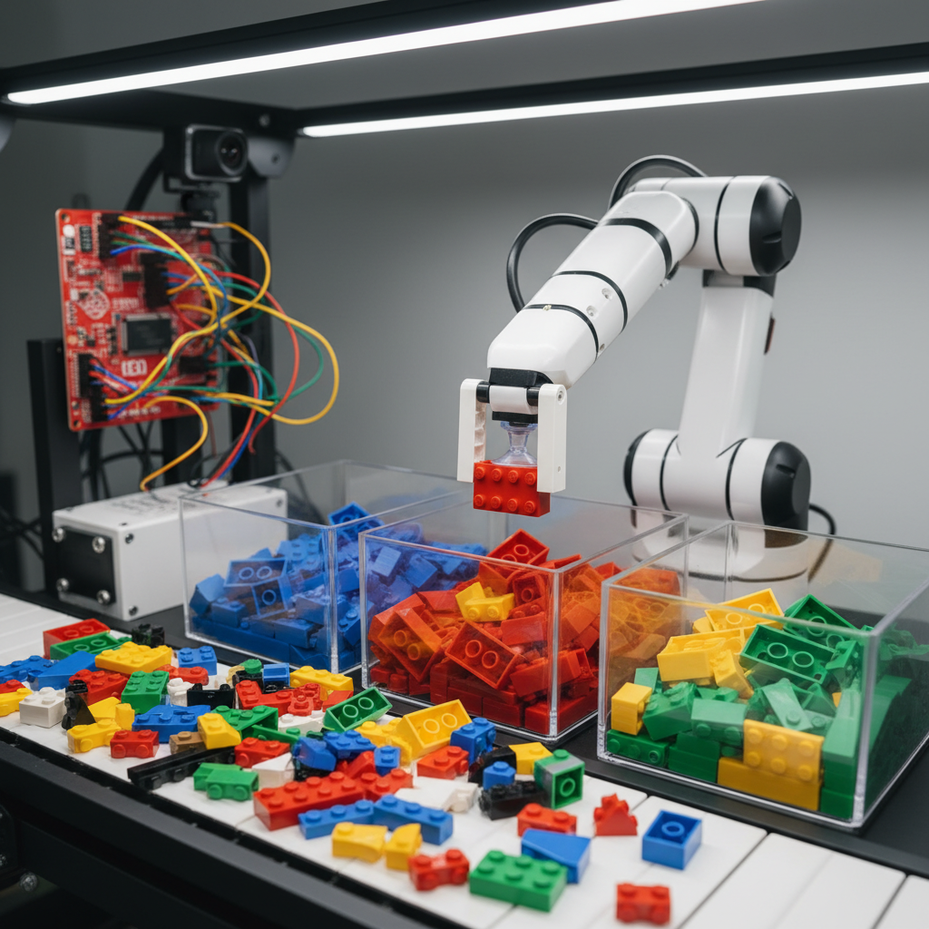 Building an AI LEGO Sorting Machine: Raspberry Pi + OpenCV Tutorial