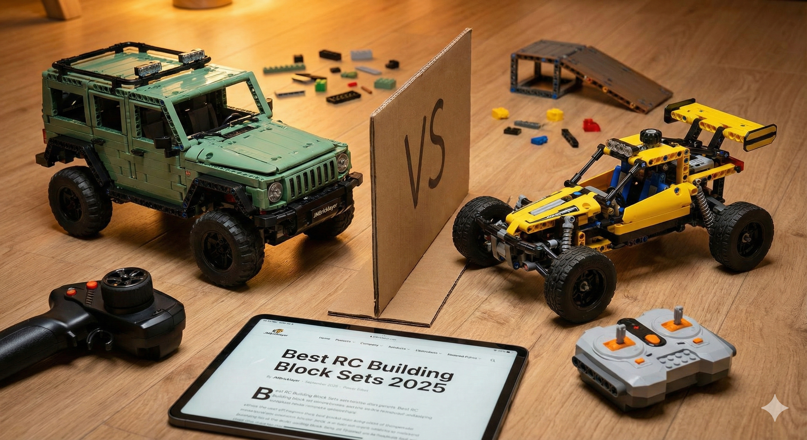 Best RC Building Block Sets 2025: JMBricklayer vs LEGO Technic Control+