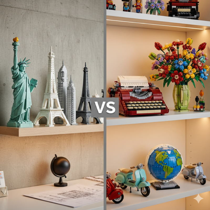 LEGO Architecture vs Icons: Which Collection Should You Start in 2025?