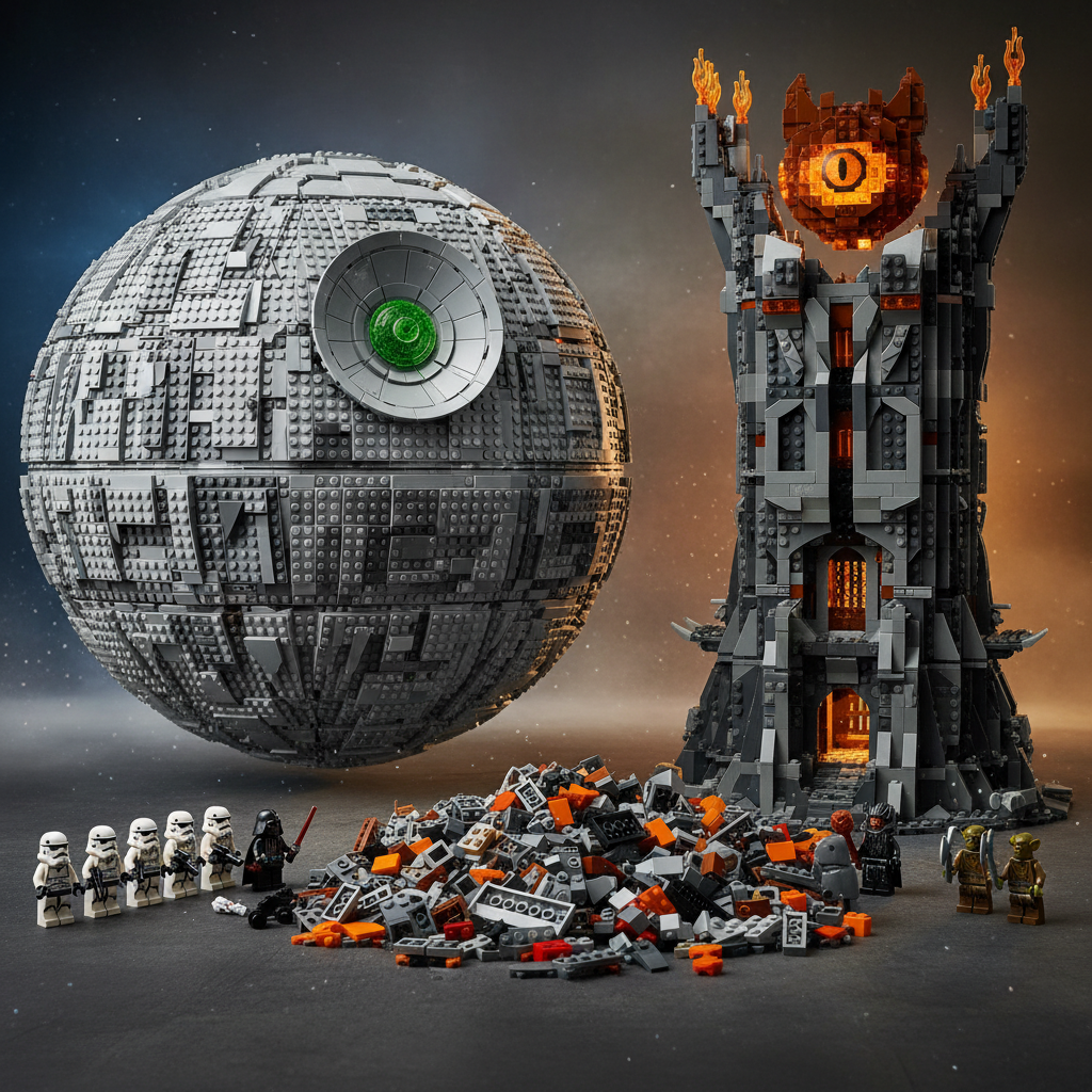 LEGO Death Star 2025 vs Barad-dûr: Ultimate Villain Headquarters Showdown