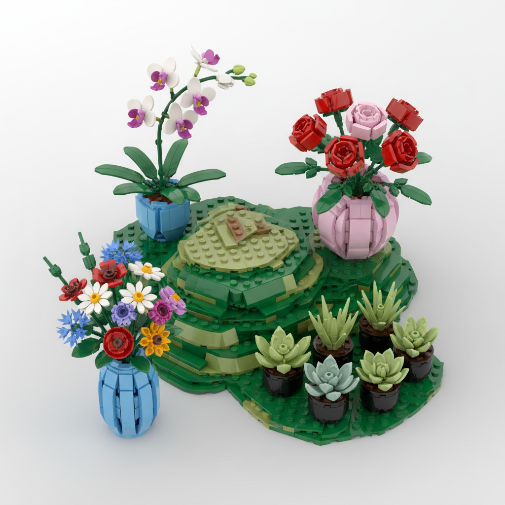 LEGO Flowers Compared: Orchid vs Roses vs Succulents vs Wildflower Bouquet (2025)