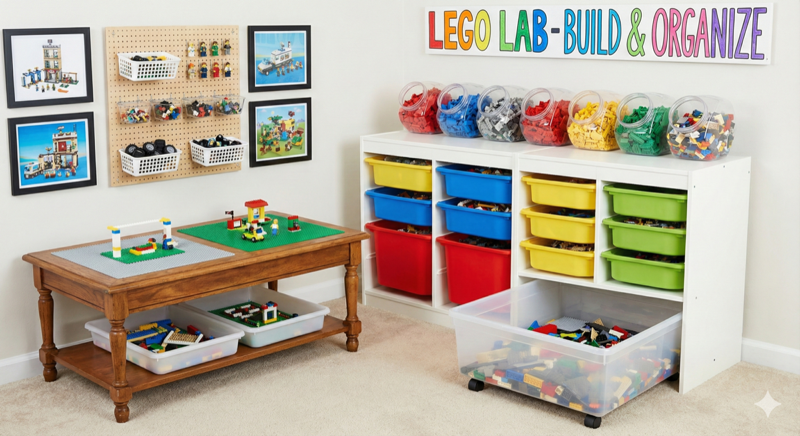 DIY LEGO Storage Solutions: Budget-Friendly Organization Ideas